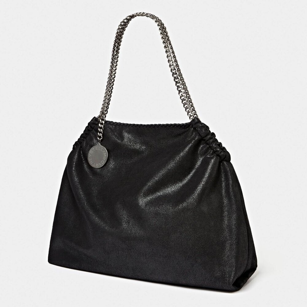 Stella McCartney Women's Shaggy Deer Falabella Tote Bag in Black (MSRP $1,450)